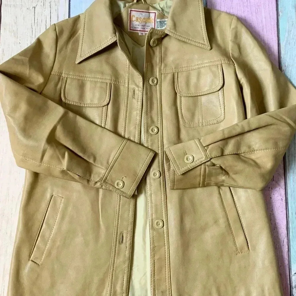 Vintage cascade button down shacket size medium - image 5